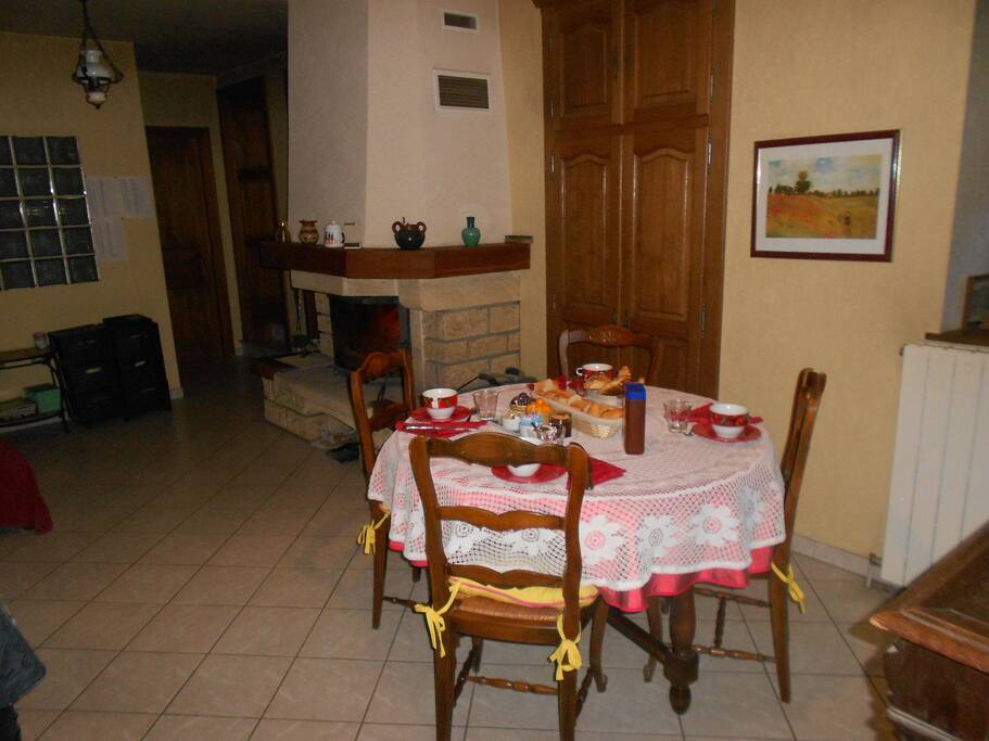 espace propriétaire petit déjeuner