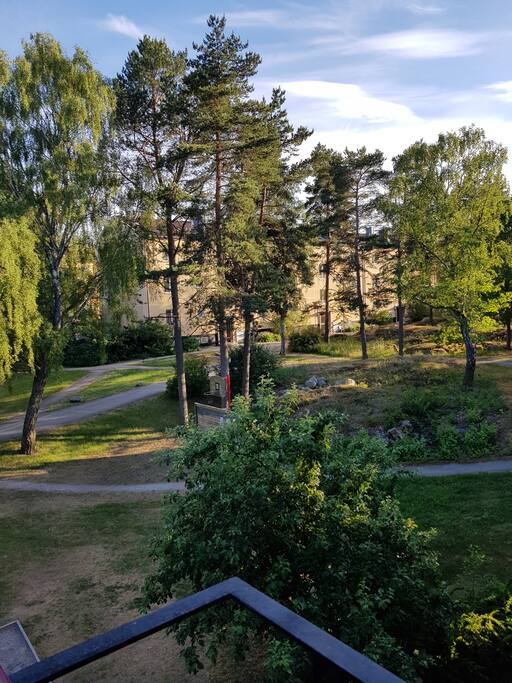 Vy från balkongen