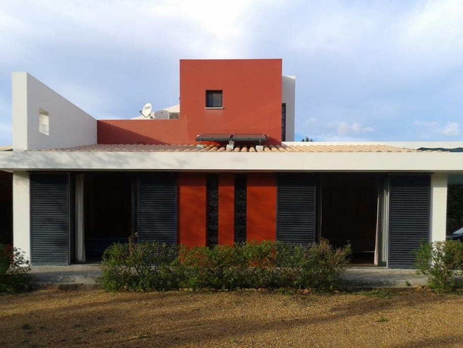 vista dos quartos