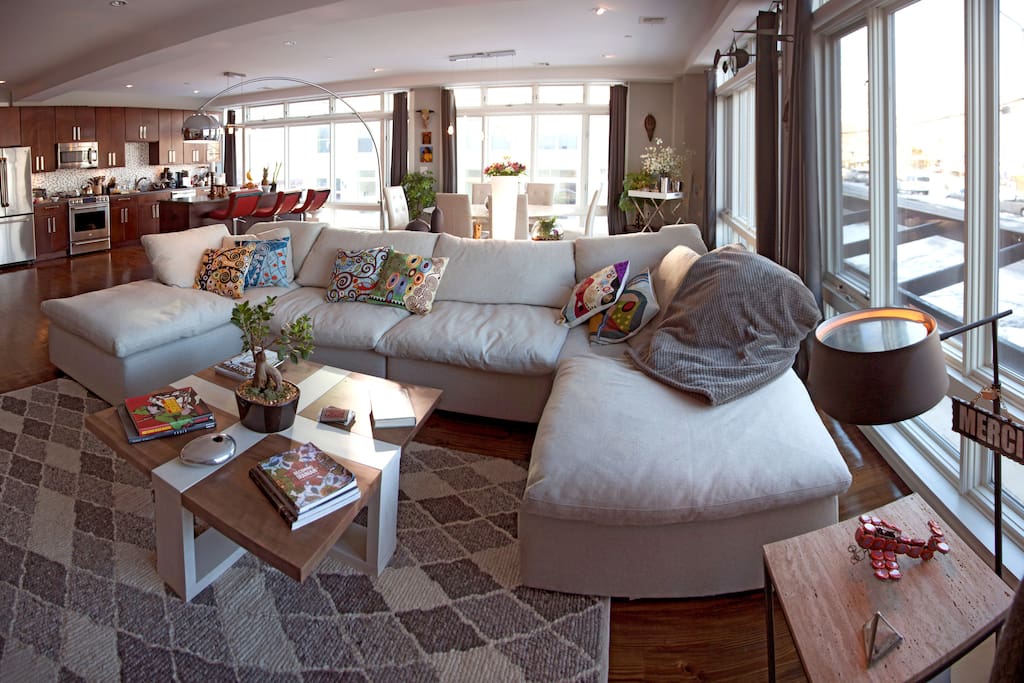 Comfy living room.