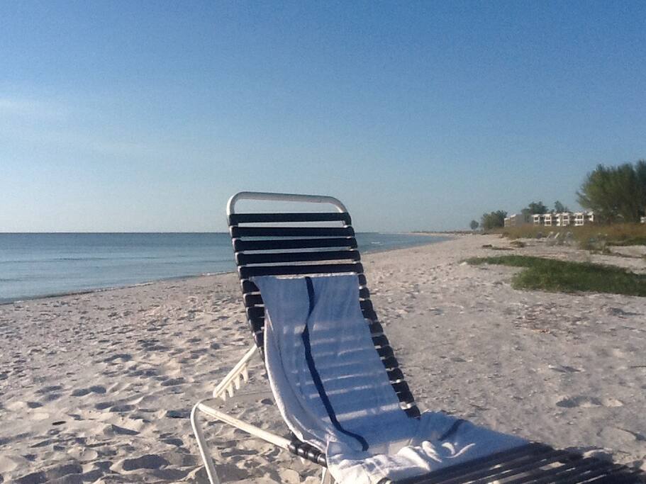 The Boca Grande Club's main facilities front along the waters of the Gulf. The club's main pool, tiki bar, and hot tub are available for use as are beach chairs, umbrellas, and towels for use on the beach.