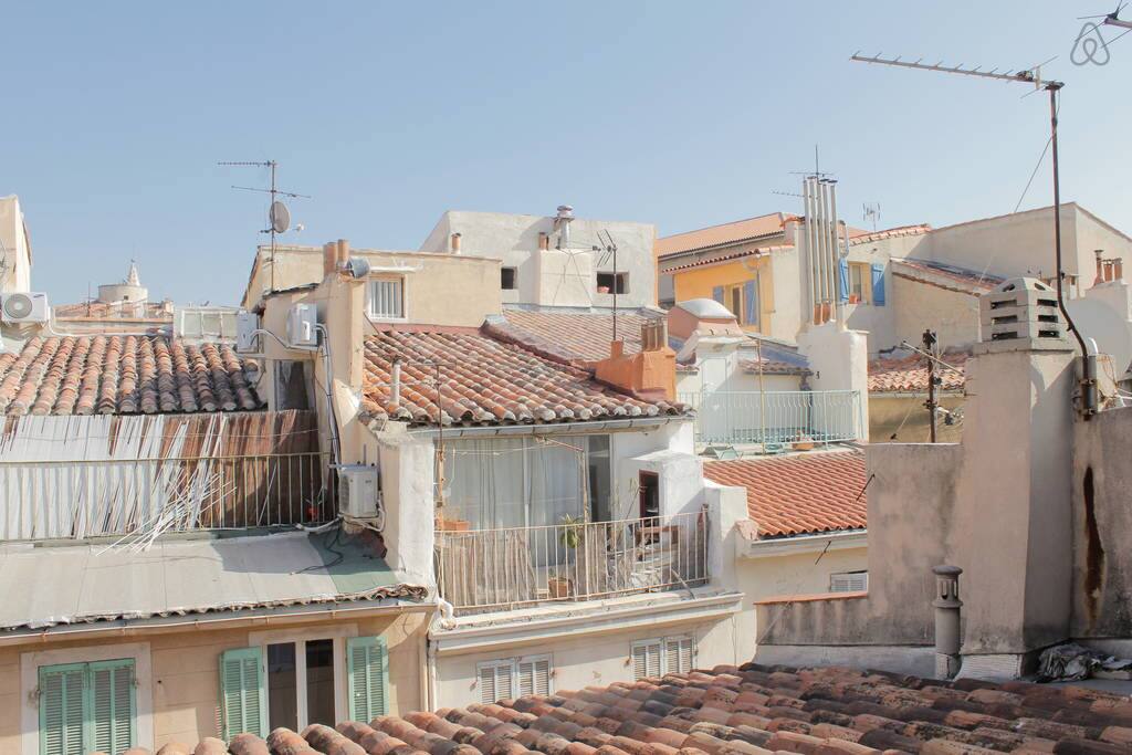 Vue sur les toits du Panier