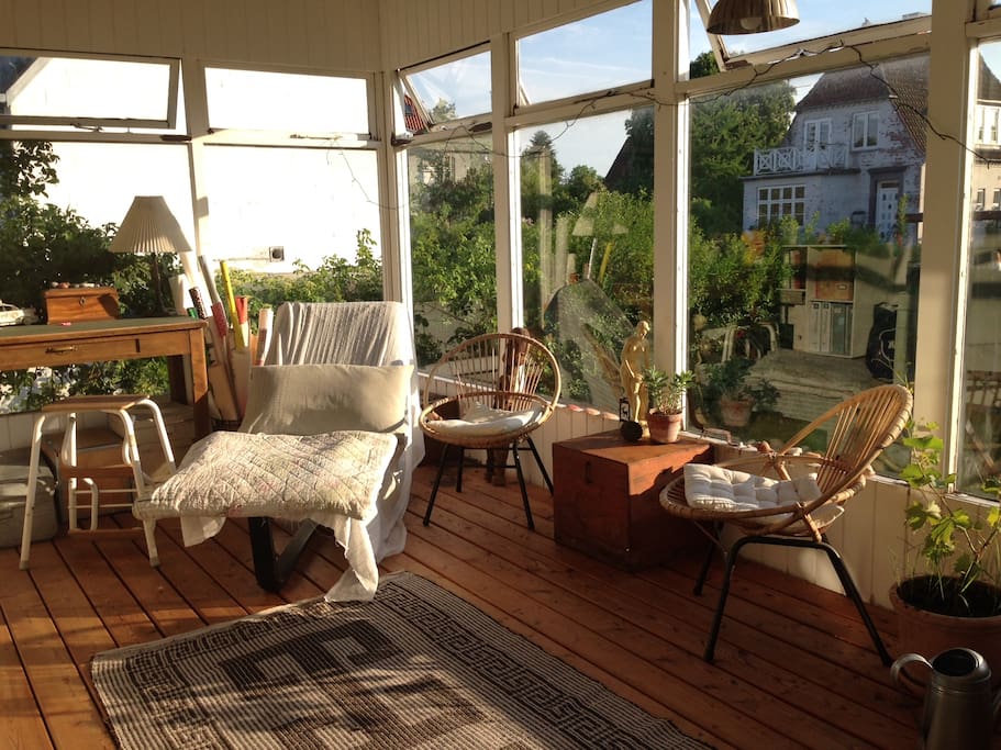 Daybed in the wintergarden- perfect for relaxtion