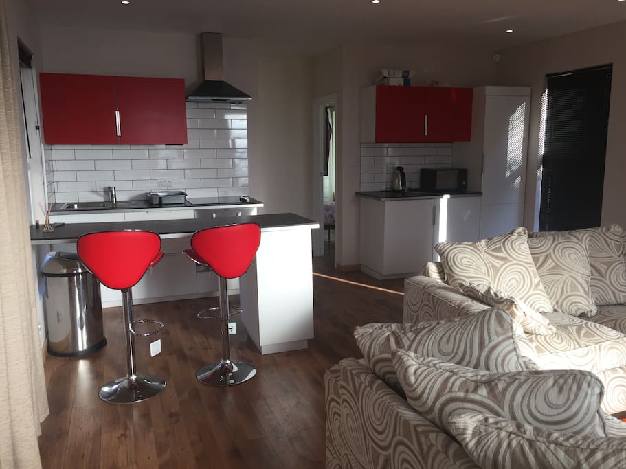 Private Living room and kitchen