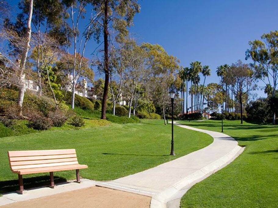 Park, right next door from the apartment. Great for a run or picnic.