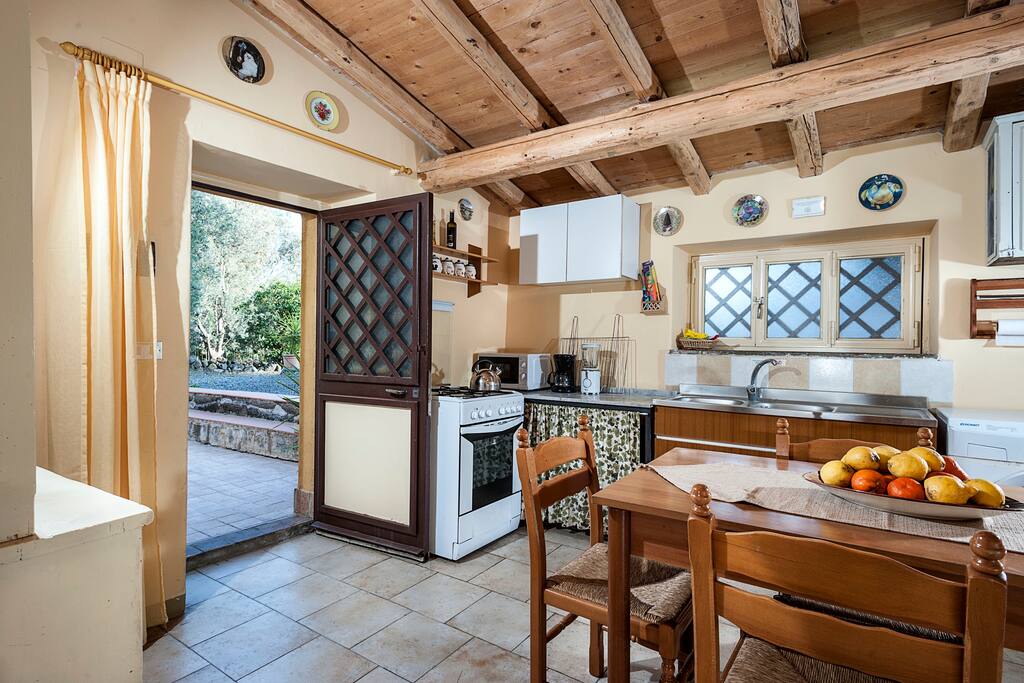 The kitchen of Casa Mandarino
