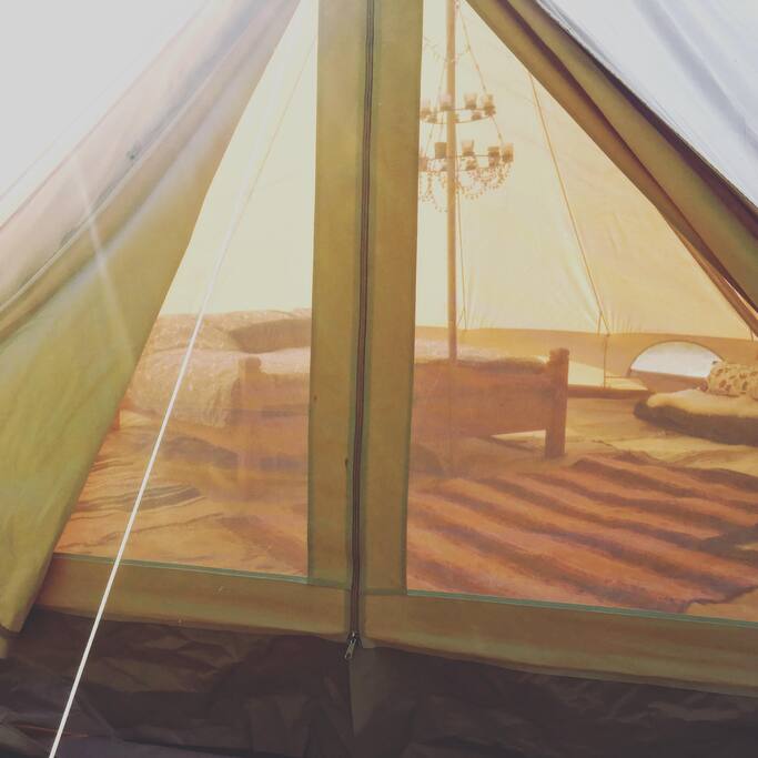 Mosquito netting for your comfort