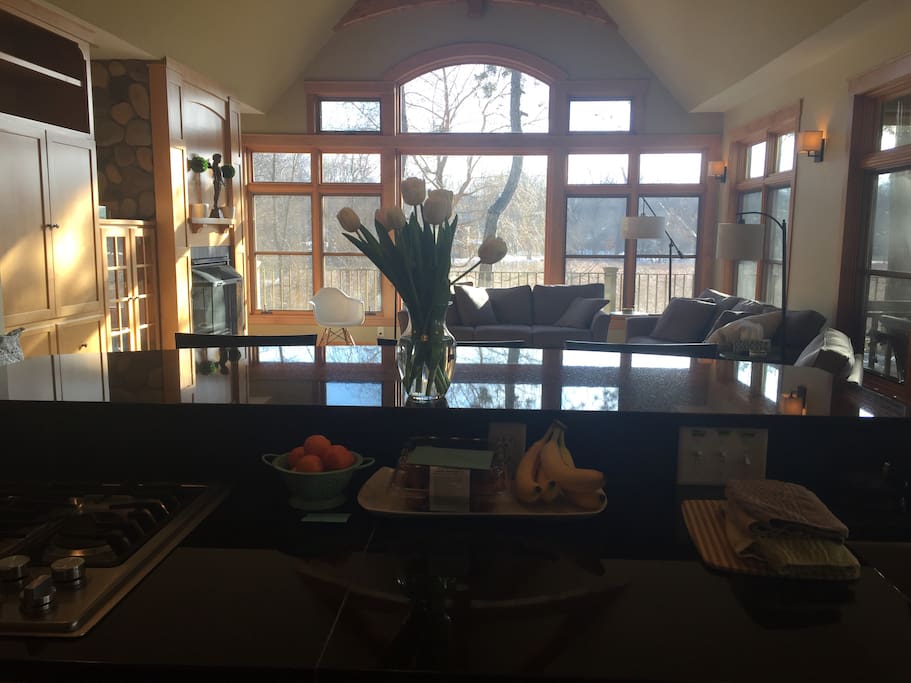 Open kitchen perfect for entertaining