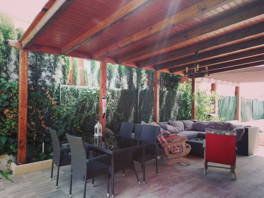 Exterior ideal para desayunar y relajarse