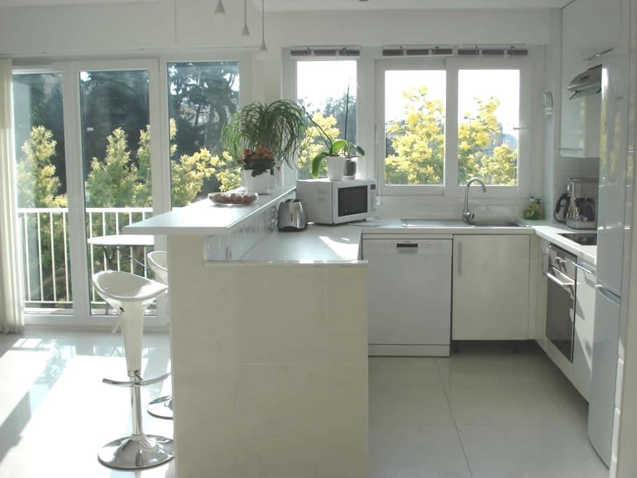 Spacious and fully equipped kitchen