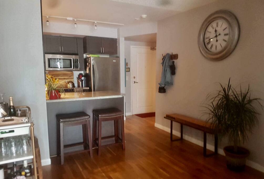 Breakfast bar.