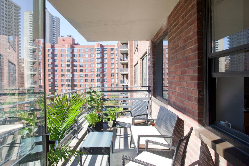 Private balcony