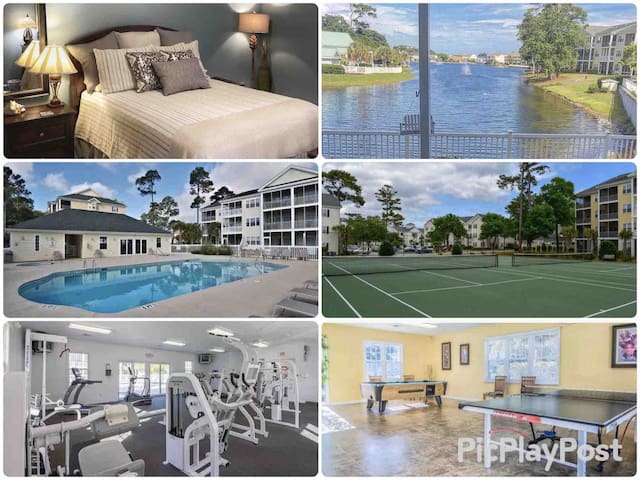 Close to Beach & Main St w/Pool/Gym/Tennis/Hot Tub