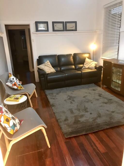 Lounge with digital TV, DVD, stereo and heating. Heaps of DVD's for all ages to enjoy!