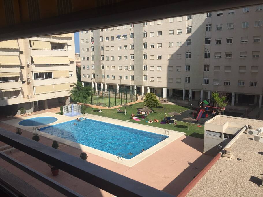 Vistas interiores a la urbanización
