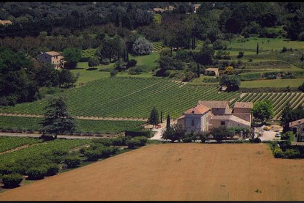 view from top of the village