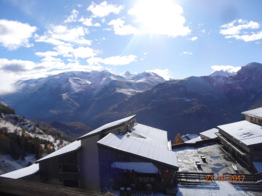 vue du balcon