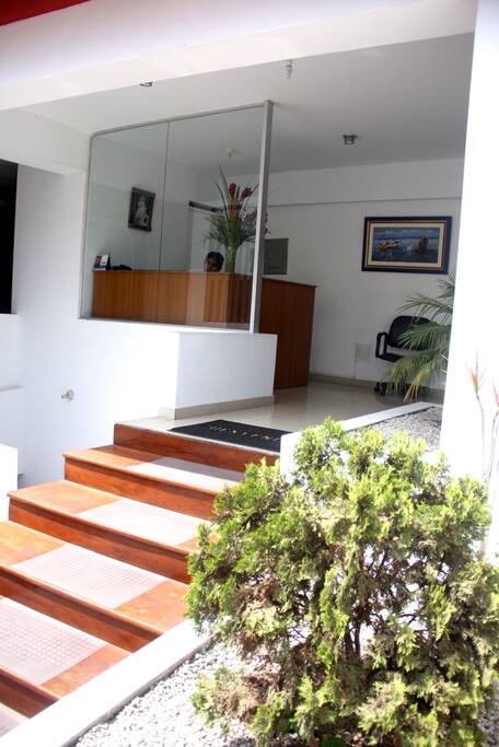 Foyer with Handicap Ramp