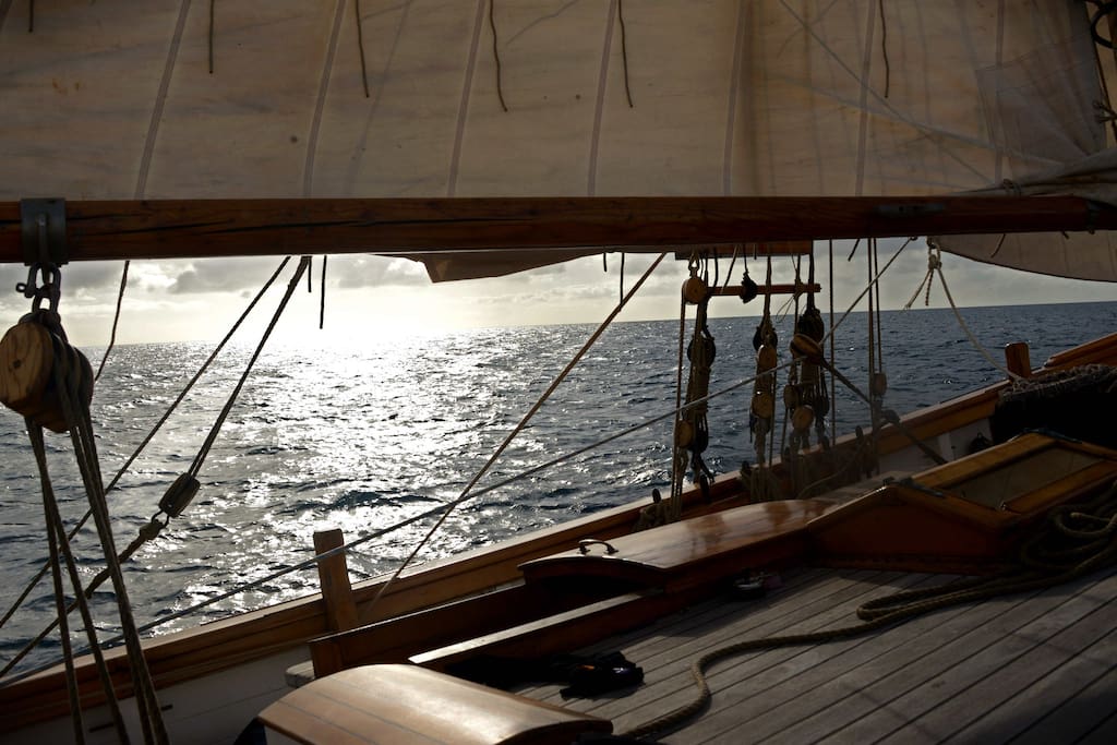 Un voilier d'exception. Premier prix au concours d'élégance de la Classic Yacht Regata d'Antigua en 2015