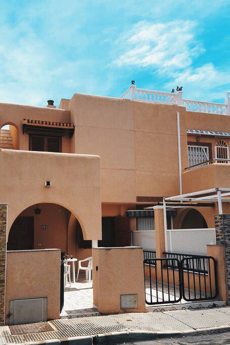 Front view of the house