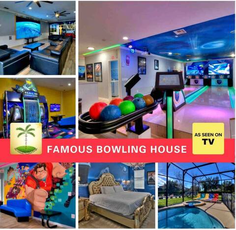Famous Bowling House, sleeps 36