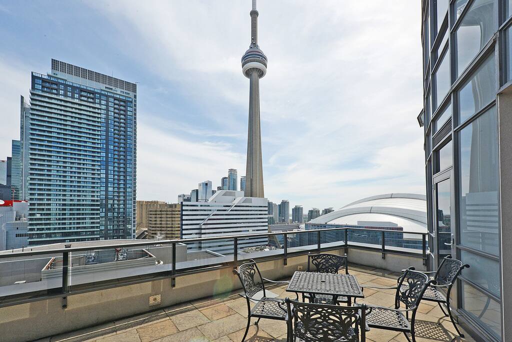 Rooftop patio
