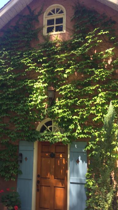 The front of the house