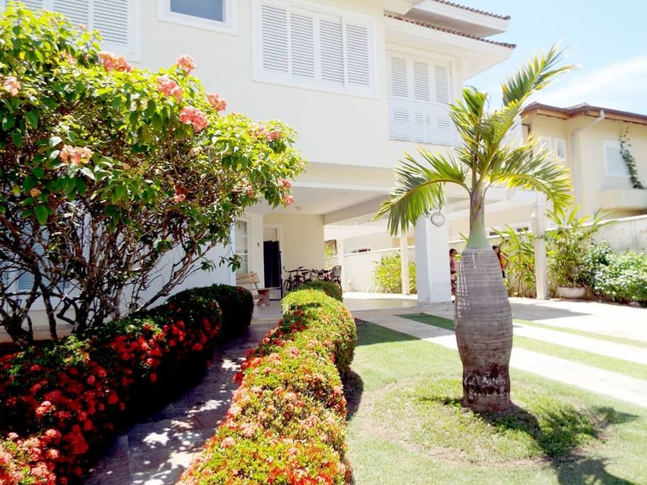 Jardim de entrada