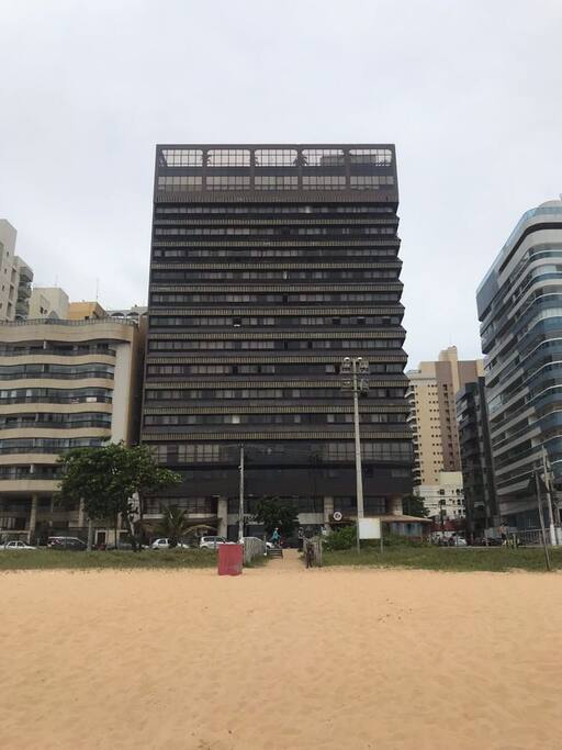 Flat pé na areia! Na orla da Praia da Costa