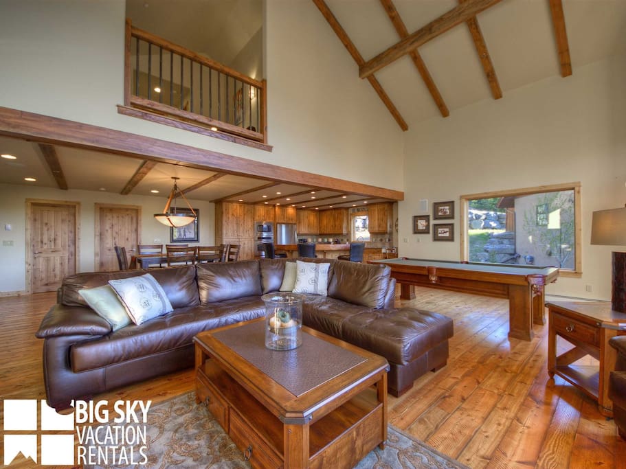 Big Sky Resort, Black Eagle Lodge 30, Living, 3