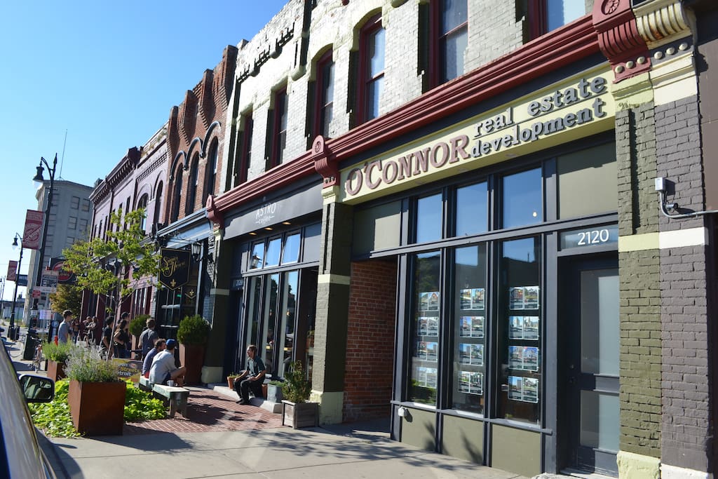 Just steps from Slow's, Astro Coffee, Sugar House, Mercury Burger Bar and MORE!