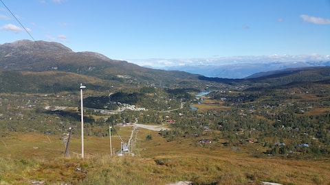 Newly built family cottage in Furedalen.