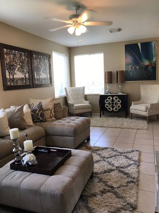 Cozy living room space