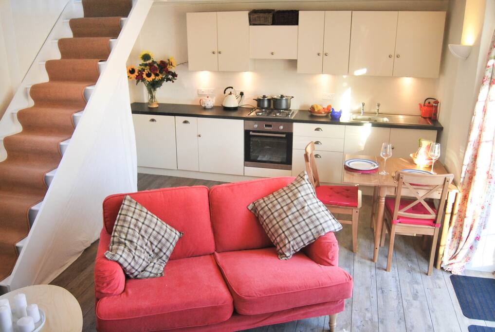 Little Wills - open plan living space and kitchen area