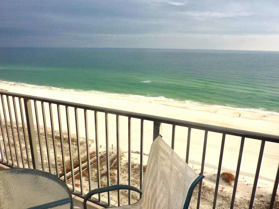 View of beach from Condo Deck