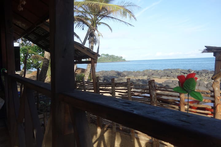 Sea view from the bed