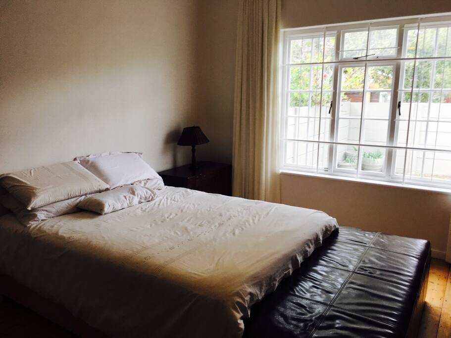 From garden bedroom