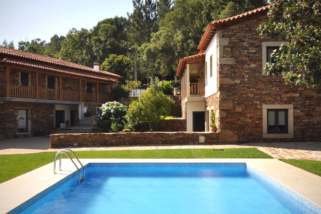 Country House for rent, on the left. 11mx5m Pool