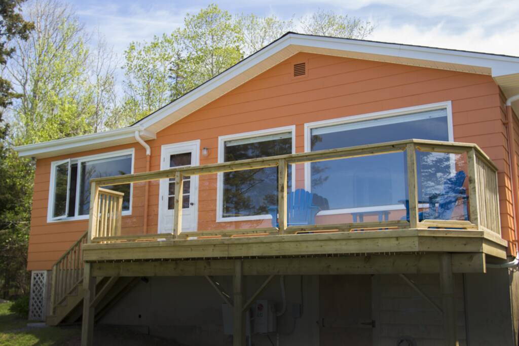 New large ocean-facing deck