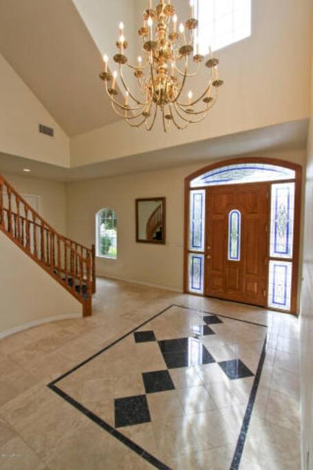 Front Door and Entry Vestibule