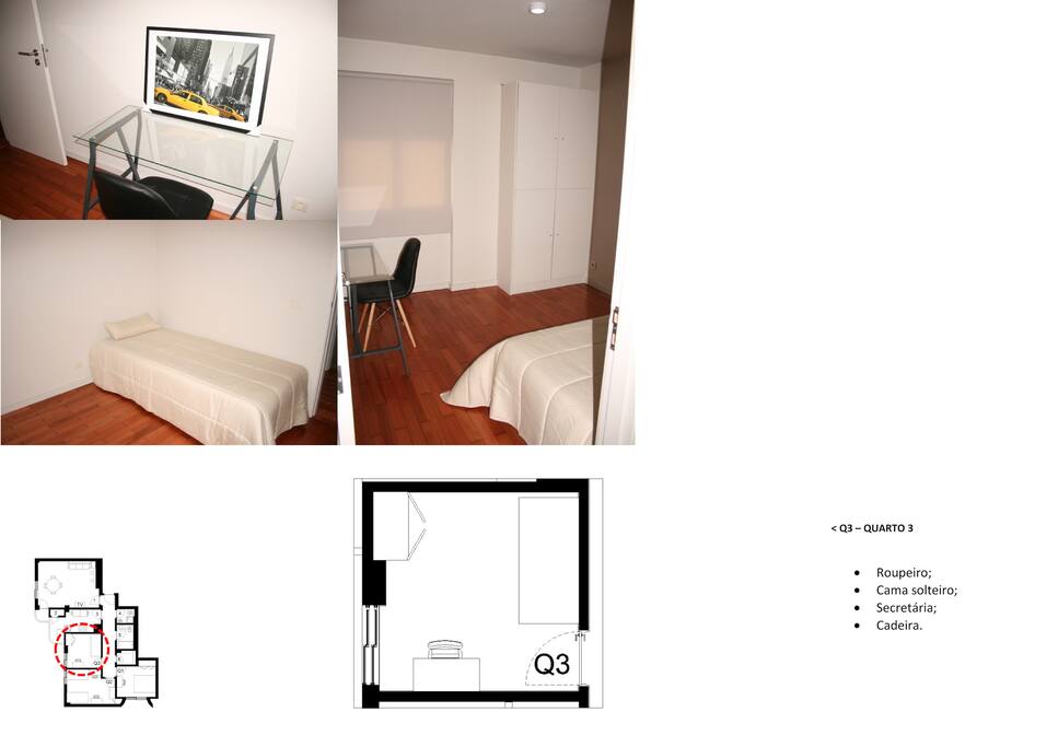 Localização na casa