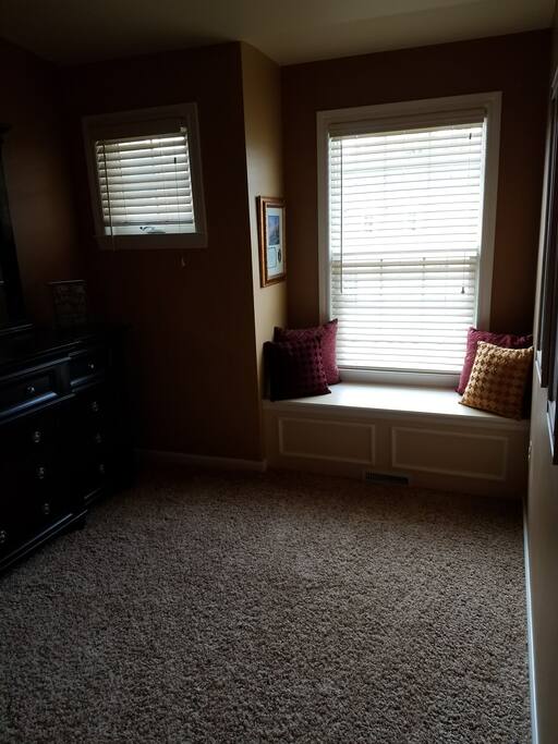 Comfy window seat for relaxing...