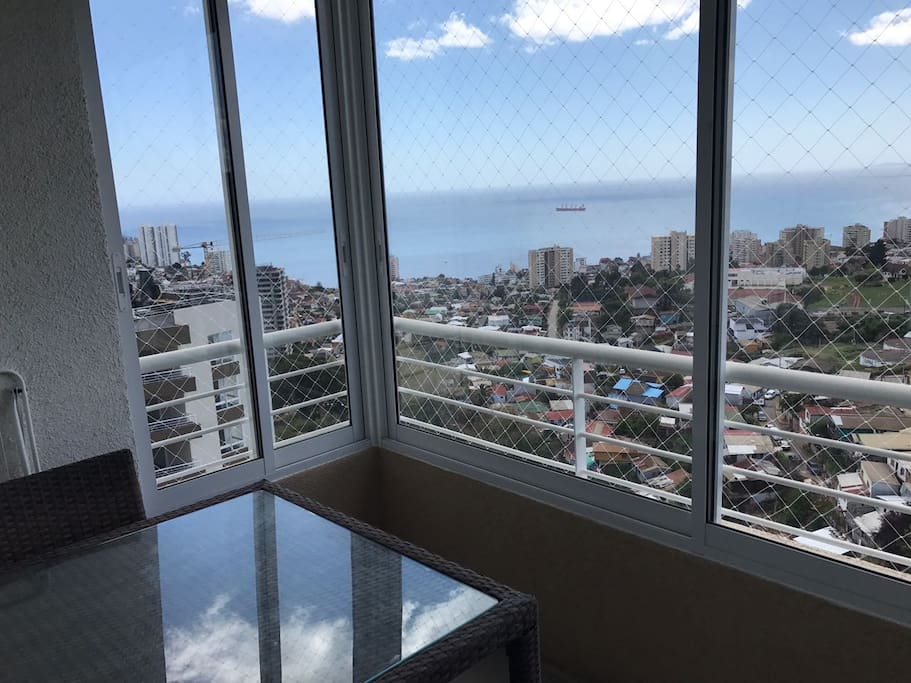 mesa en terraza