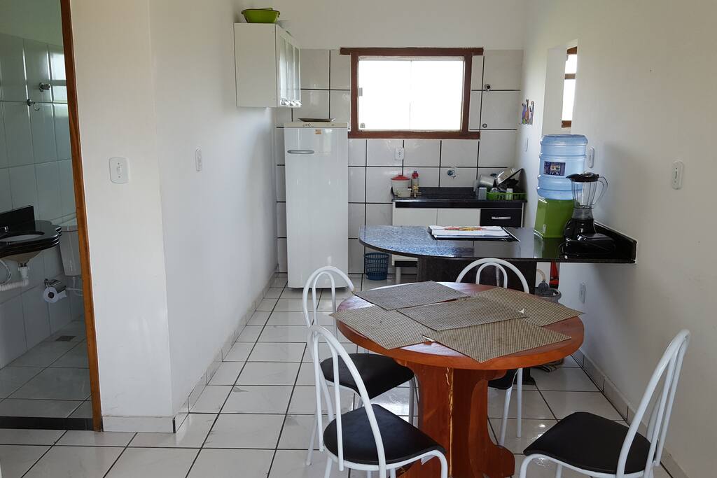 Sala e cozinha americana