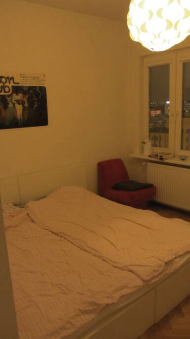 Each room is equipped with a double bed