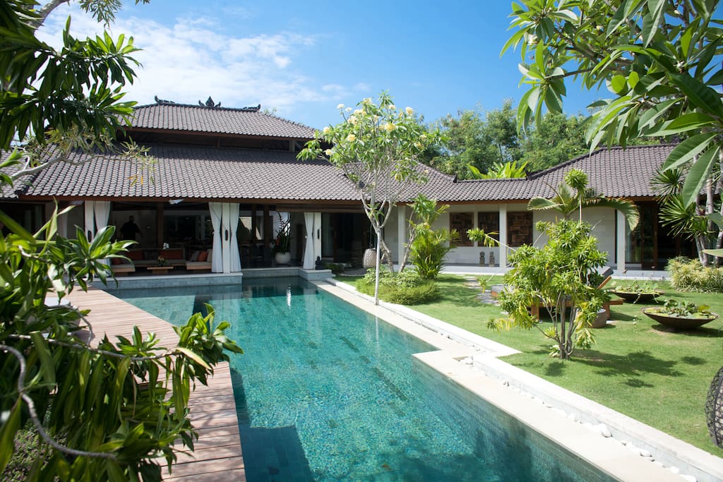 Villa and Pool View