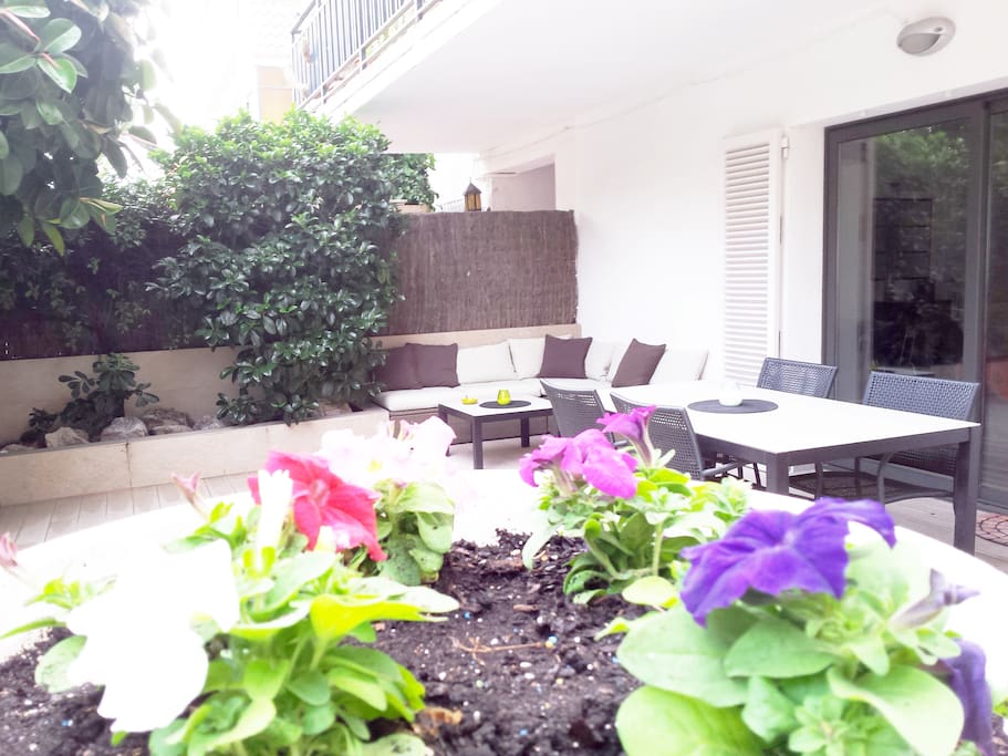 Sunny patio
