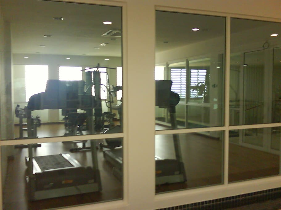 Gym equipments at Fitness Room