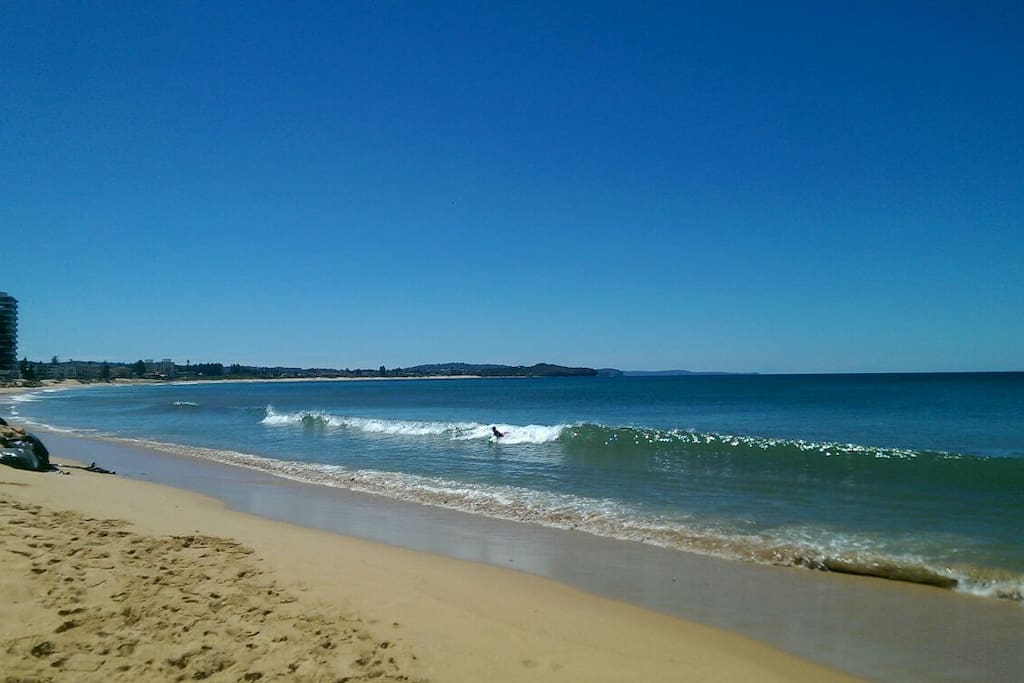 Beautiful Collaroy beach 2 minute walk