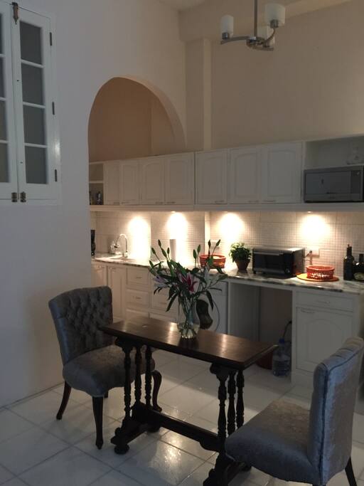 Dinning area and kitchen